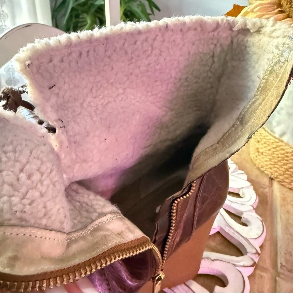 Michael Kors Wedge Heel Ankle Boots Women’s 8.5 - Picture 10 of 12
